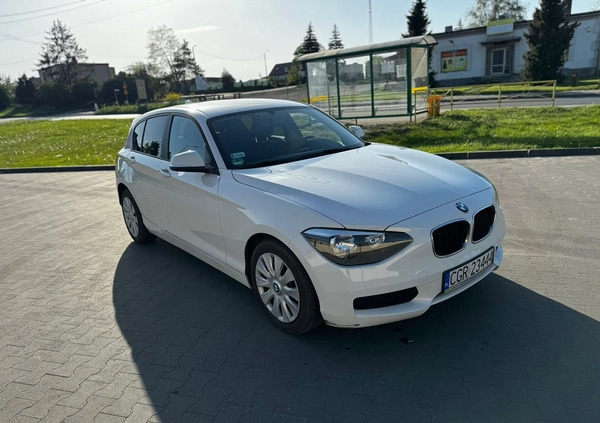 BMW Seria 1 cena 29500 przebieg: 204500, rok produkcji 2012 z Wąbrzeźno małe 154